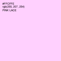 #FFCFFE - Pink Lace Color Image